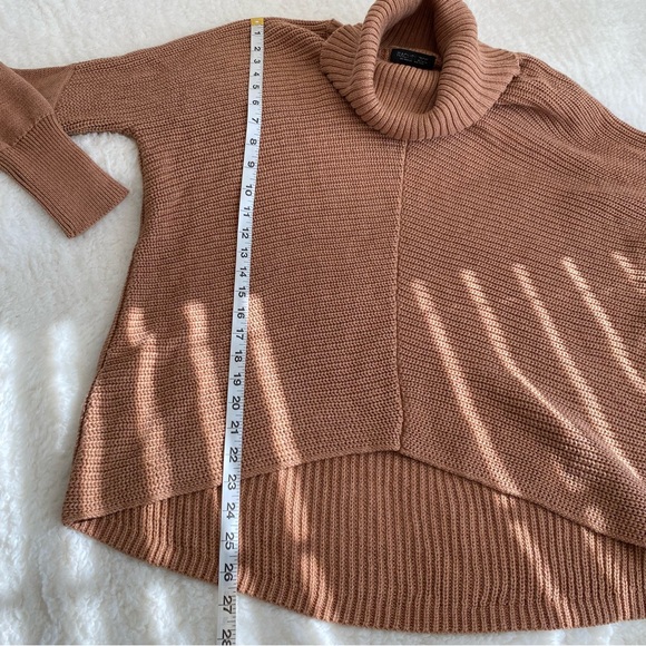 Rachel Zoe Womens Cowl-neck Tunic Sweater, Brown, Size M - Picture 5 of 8